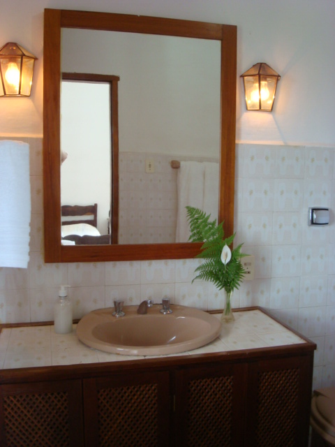 Banheiro Suite das Guarirobas